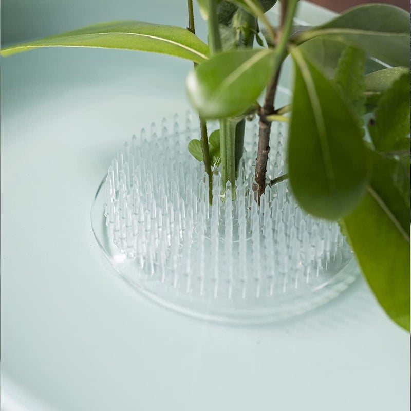 Ldirect 2pcs Flower Frog Round Plastic Flower Arrangement Holder Floral Pin Frog 70mm / 2.76 Inch (White) (White) - Image 5